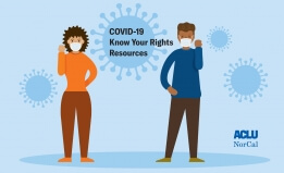 Know Your Right's illustration about COVID 19