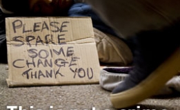 Panhandling is not a crime