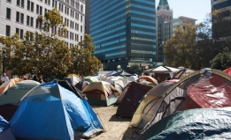 Occupy Oakland tent city