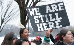 We are still here sign