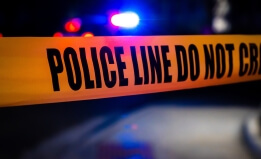 police crime scene background