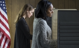 stock image - women voting