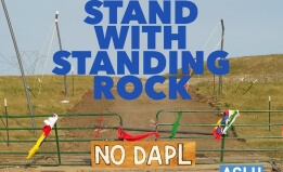 ACLU "Stand with Standing Rock"