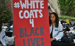 #WhiteCoats4BlackLives