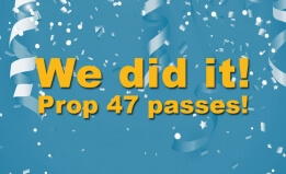 We did it - Prop 47 passes!