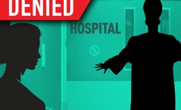 outlines of people in hospital 