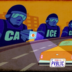 California Police Surveillance Art