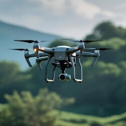 drone flying overhead