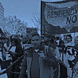 A rally in support of TPS holders in San Francisco 